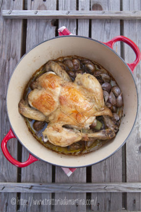 Pollo ai 40 spicchi d'aglio per tenere lontano i vampirla!