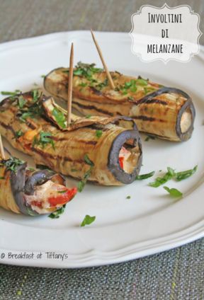 Involtini di melanzane / Aubergine rolls recipe