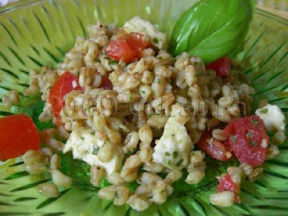 Kamut con pesto in insalata