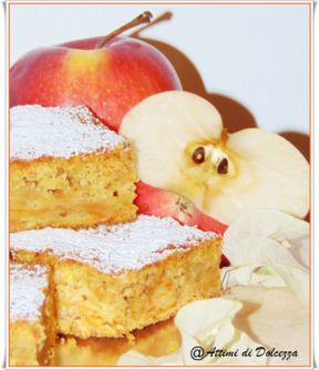 TORTA UMIDA DI MELE E CAROTE
