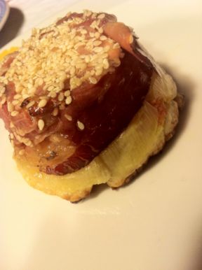 Tortino con cuore di carota