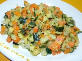 Mix di verdure al salto
