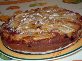 Torta di zucca e pere