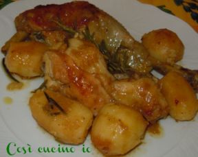 Pollo e patate alla casalinga