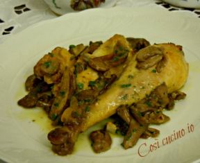 Pollo ai funghi porcini, ricetta secondi piatti