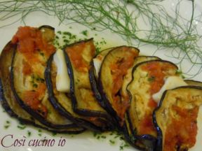 Mezzelune di melanzana alla parmigiana, ricetta rivisitata