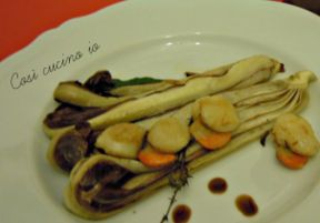 Capesante su lettino di radicchio tardivo, ricetta antipasto