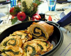 Arrosto di tacchinella tricolore, secondo piatto delle feste