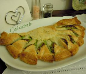 Ventaglio di zucchine e ricotta, antipasto sfizioso