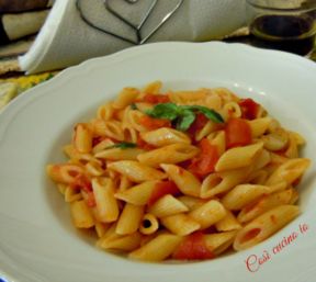 Penne al pomodoro col tocco dello chef