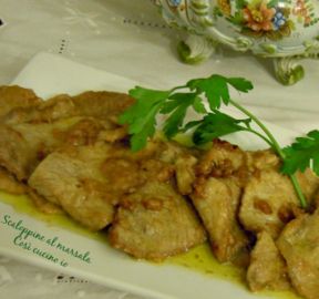 Scaloppine di vitello al marsala