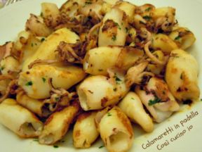 Calamaretti in padella, ricetta veloce