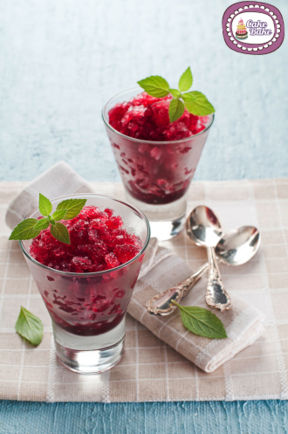 Granita ai frutti di bosco