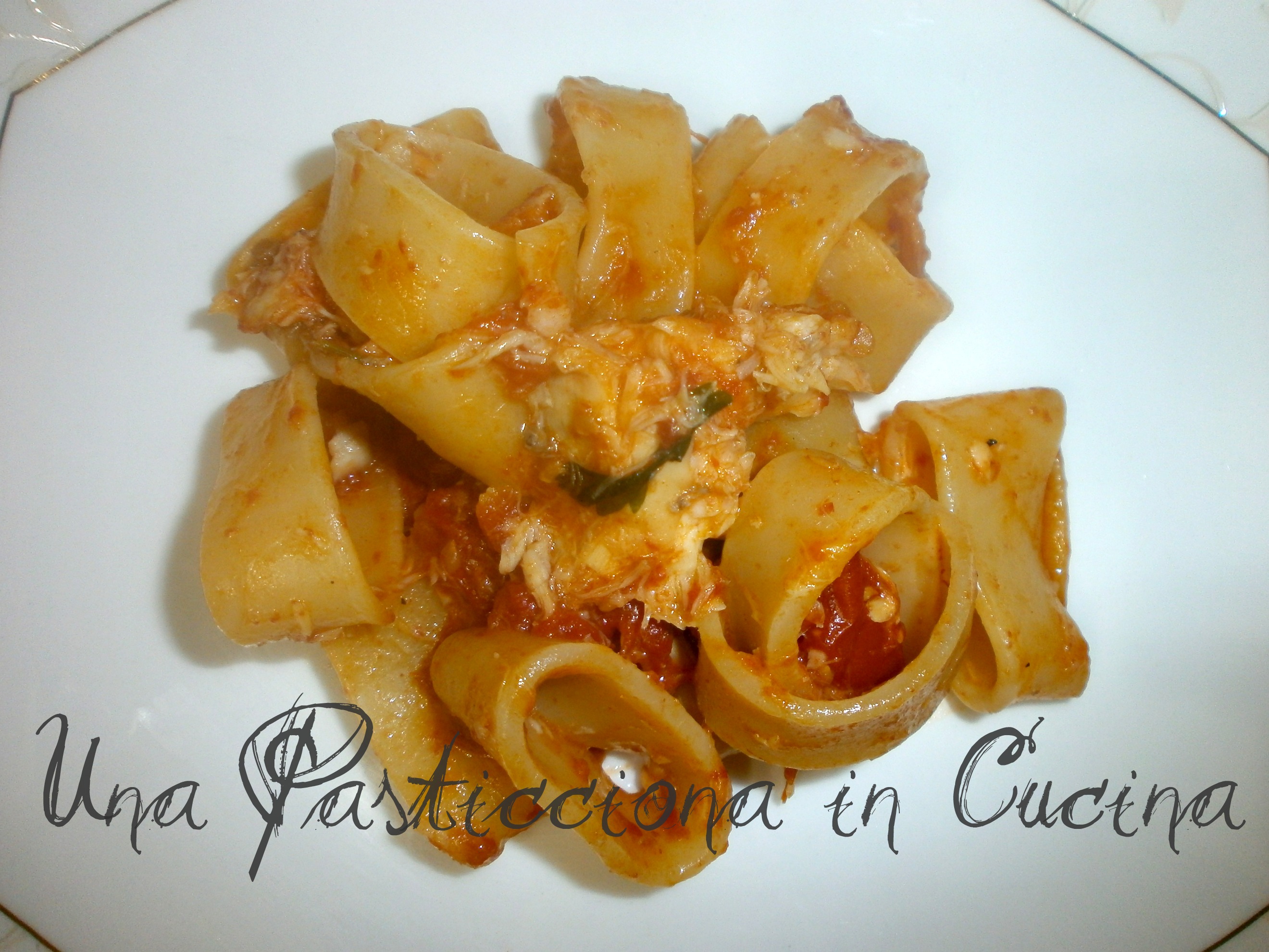 Calamarata alla Polpa di Granchio e ‘Nduja