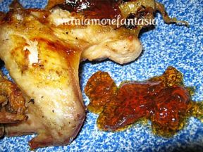 Le alette di pollo incontrano la gelatina di birra…..