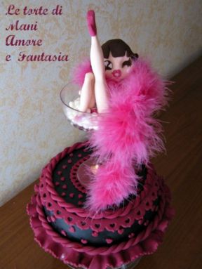 Torta addio al nubilato… burlesque! ^_*