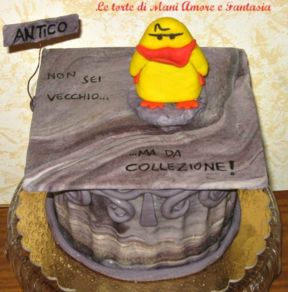 Torta decorata ironica per la festa del papà ^_^