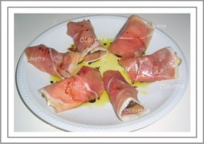 Involtini al prosciutto con fichi e mozzarella, Ricetta veloce, Ricetta estiva