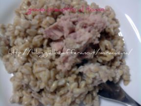 GRANO PRECOTTO AL TONNO