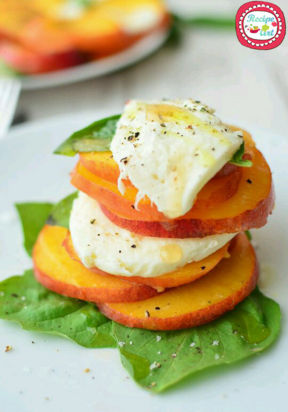 Insalata caprese di Pesche