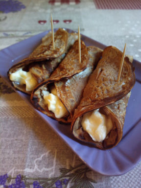 Necci toscani – crepes dolci di farina di castagne