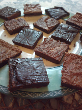 Two ingredient Nutella Brownies – Brownies alla Nutella senza glutine