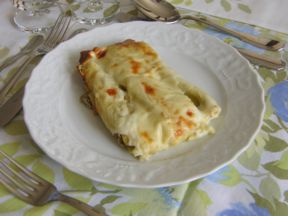 Cannelloni con ricotta e carciofi