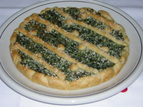 Crostata ricotta speck e spinaci