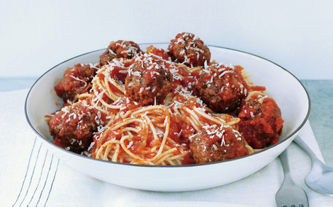 Viva gli spaghetti and meatballs