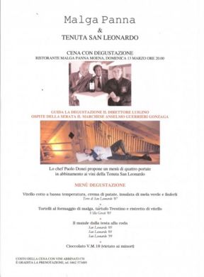 Degustazione a Malga Panna