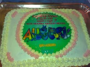 Torta compleanno: Lupo Alberto