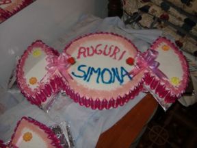 Torta primo compleanno: caramella