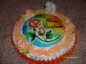 Torta compleanno: 30 anni