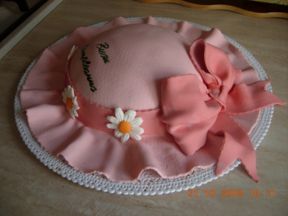 Torta Cappellino fiorito