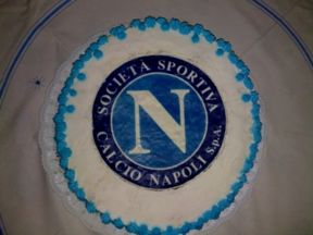 Torta: omaggio al Napoli