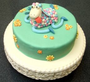 Torta di compleanno: una dolce pecorella
