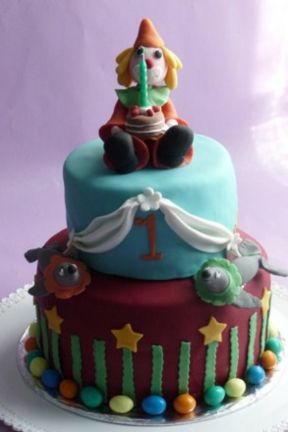 Torta compleanno: il circo
