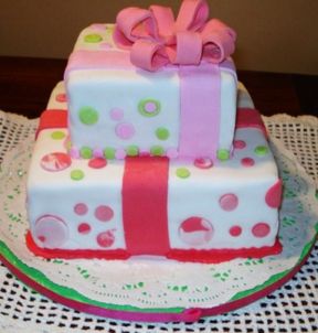 Torta: due pacchetti regalo