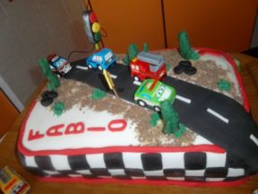 Torta di compleanno: cars