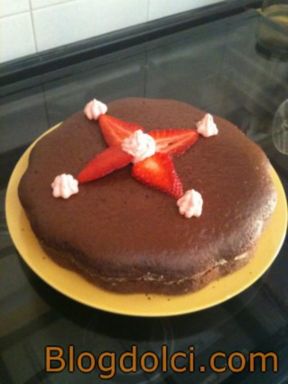 Torta negretto con fragole