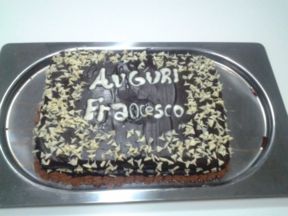 Torta per il compleanno di Francesco