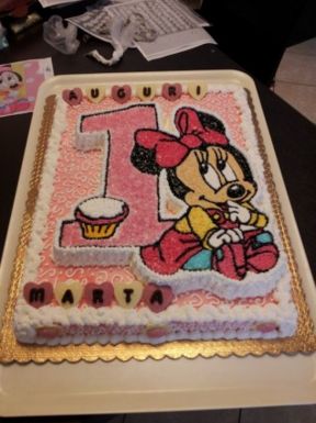 Torta compleanno Minnie