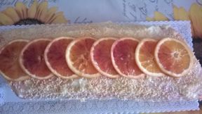 Rotolo di crema di arance