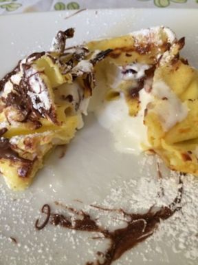 Crépes con gelato di Anna