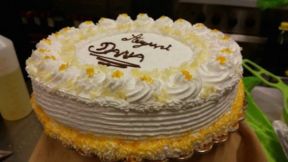 Torta con panna