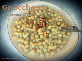 Gnocchetti alla crema di noci