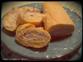 Rotolo di pasta biscotto salato al tonno