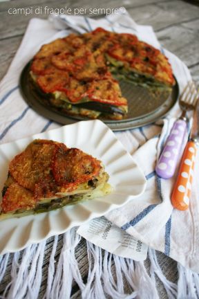 Tortino di verdure a strati
