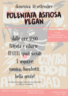 CDLFelix wrote a new post, La Polenta Astiosa! 30 Settembre @Bosco dei Partigiani Asti, on the site CDL Felix