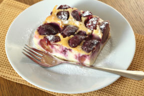 Clafoutis di prugne